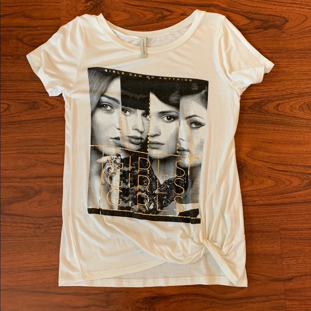 NWOT Pink Berry Girls Graphic Tee